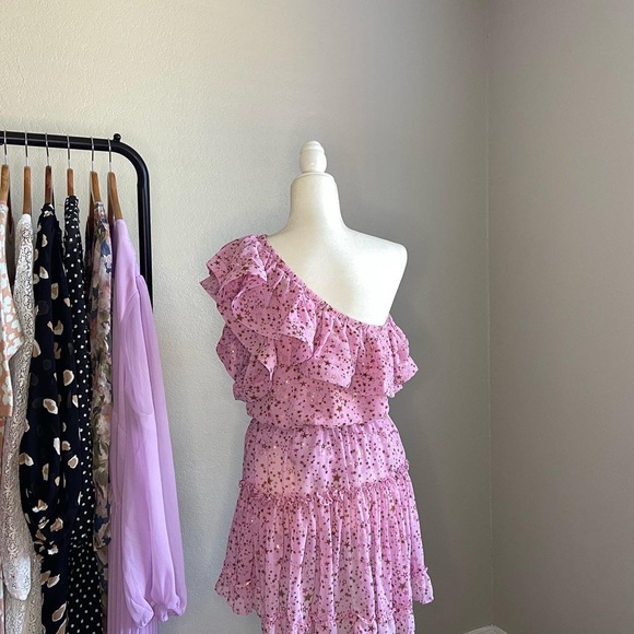 Large | Sofia One Shoulder Ruffle Dress - Picture 5 of 5